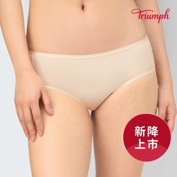 黛安芬-自在嚴選系列 中腰平口內褲 M-EEL 簡約杏｜E002526 VS