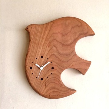 鳥兒之鐘【櫻桃木】 ※接單訂製