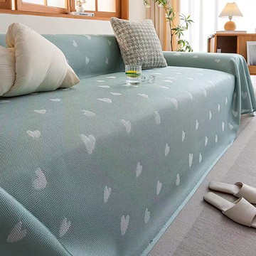 涼感舒適愛心沙發巾