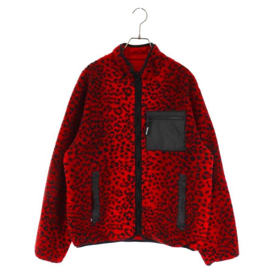 SUPREME シュプリーム 17AW Leopard Fleece Reversible Jacket ...