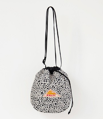 KINCHAKU 肩背小袋 大麥町白