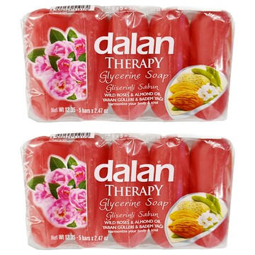 dalan 達欖 野玫瑰甜杏仁亮白植物皂 Set 5  70g  10個