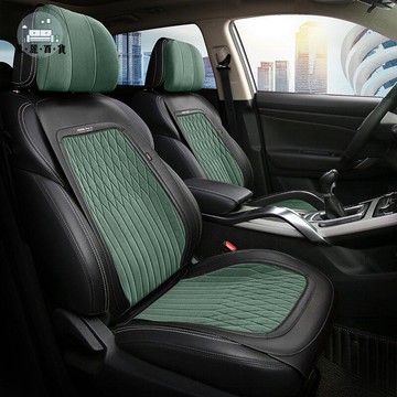 台灣公司 免運 汽車坐墊 通用坐墊 翻毛皮高档汽车坐垫四季通用舒适通风透气两面双用耐磨耐刮马鞍垫工廠現貨直銷 可開發票 店長新品推薦 售後保障 5m102