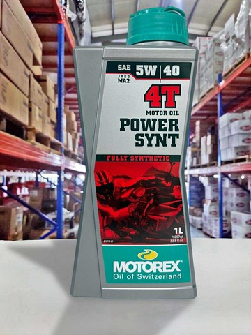 『油工廠』MOTOREX 5W40 POWER SYNT 4T 全合成 機油 檔車 速克達 MA2