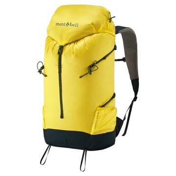 【【蘋果戶外】】mont-bell 1133323 CYL 柚黃 【30L / 395g】VERSALITE PACK 超輕量背包 30公升 30D抗撕裂表布 攻頂包 都市旅遊