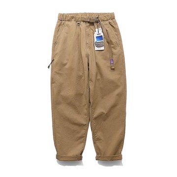 潮牌復刻 日系紫標復古做舊水洗寬松直筒休閑褲男 基礎款純棉褲子