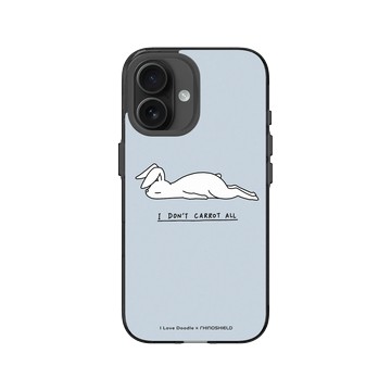 iPhone 16 Clear (相機按鈕) 酷墨灰 - ilovedoodle (Lim Heng Swee) - Rabbit Don't Care 兔子