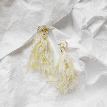 耳環 ピアス / イヤリング  | 黃花