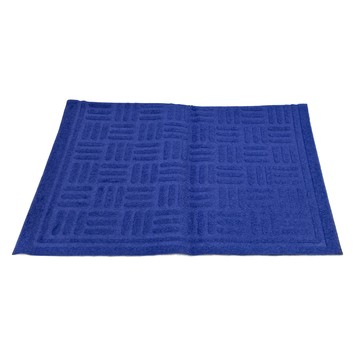 寢室安居 幾何橡膠家用地墊  60 x 90cm  藍色  2個