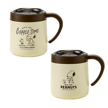 【優貝選】SNOOPY 史努比 多用途附蓋304不鏽鋼兒童水杯/辦公杯/馬克杯300ML