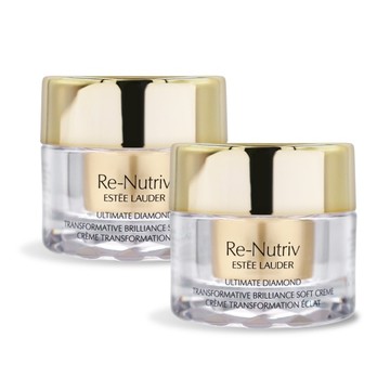 ESTEE LAUDER 雅詩蘭黛 白金級黑鑽松露逆時煥顏霜(15ml)X2-專櫃公司貨