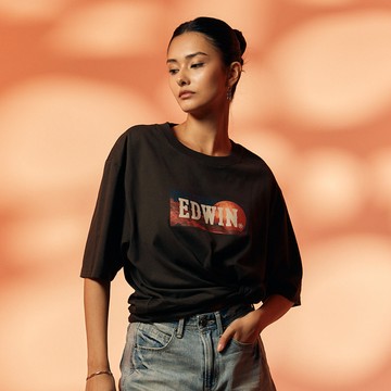 EDWIN｜男裝｜火星BOXLOGO短袖T恤