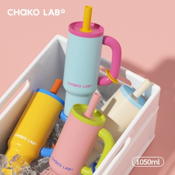 【CHAKO LAB】不鏽鋼保溫霸王杯1050ml 316不鏽鋼 防漏 冰霸杯 珍珠吸管杯 大容量水杯 保冷保溫水杯