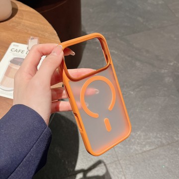 膚感霧面 金屬鏡頭框 磁吸無線充 防摔殼 適用於 iPhone 17 Pro Max 17Air i17 手機殼 保護殼