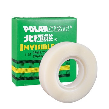 北極熊 隱形膠帶 12MM 18MM 2種尺寸 / 好撕 易撕 不破壞紙張