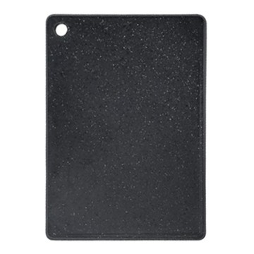 AHOYE 可懸掛集水溝槽料理砧板  黑色  1個  35 x 25 x 0.5cm