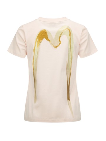 Calligraphy Daicock Foil-Print T-Shirt