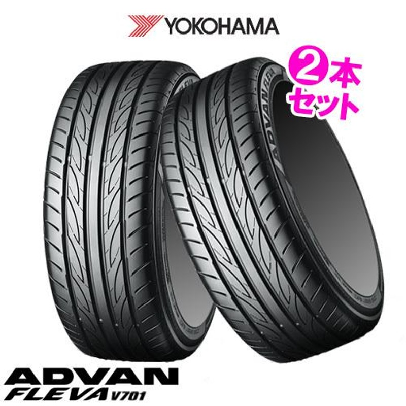 2本特価) 245/35R18 92W XL ヨコハマ アドバン・フレバ V701 18インチ ...