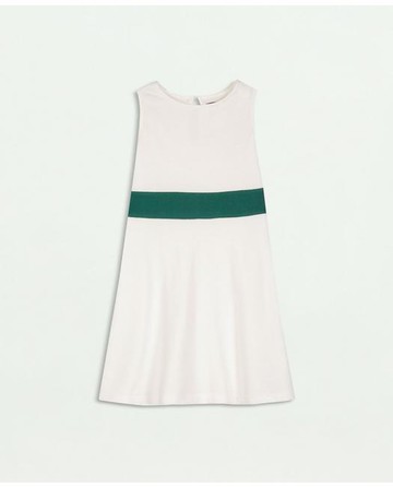 Brooks Brothers Girls Sleeveless Tennis Dress | White | Size 14