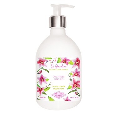 (即期品)Institut Karite Paris 巴黎乳油木 蘭花花園香氛液體皂 500ml