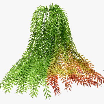 仿真植物壁掛仿真柳條藤條假花藤蔓家居商店裝飾塑料花墻綠葉配材