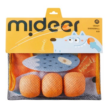 mideer 瘋狂躲避球魔鬼氈罩衫遊戲組  小野狼  1套