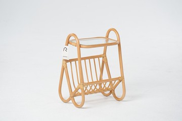 【窩籐 ouRattan】籐製書報邊桌