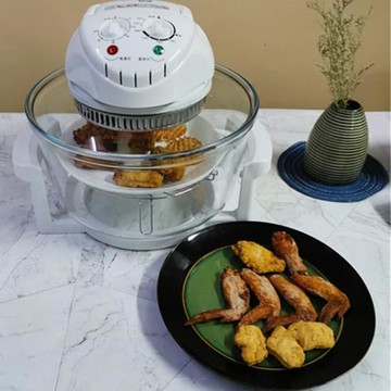 家用可視空氣炸鍋光波爐大容量多功能110V氣炸鍋網紅薯條玻璃地瓜