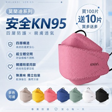 🔥下殺1元🔥買100片送10片 韓國KF94口罩 KN95級獨立包裝 韓版莫蘭迪3D立體口罩魚型成人小臉黑白防護防塵口罩
