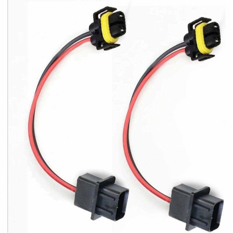 2021福袋】 Aoling H1 H3 ライトソケット LEDヘッドライトハーネス ワイヤーハーネス ソケットハーネス バルブソケット 12V  コネクタ プラグ アダプター カプラー配線 車用 電球交換 加工 延長 増設用 防水 ...