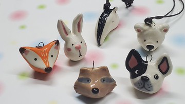 森林動物項鍊吊飾