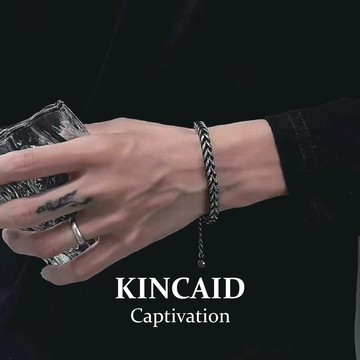 【KINCAID】凱薩暗黑古巴手鍊 復古設計款 古巴手鍊 鈦鋼手鍊 316L醫療鋼 男士手鍊 男生手鍊 女生手鍊 男女款