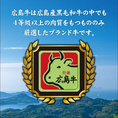 ふるさと納税 三次市 広島牛 カルビー焼肉 400g