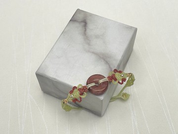 221120 Macrame 南美蠟線 銅髮晶 手鍊