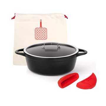 Valira 薇拉 頂級系列 強化玻璃不鏽鋼手把鍋蓋 28cm  1個