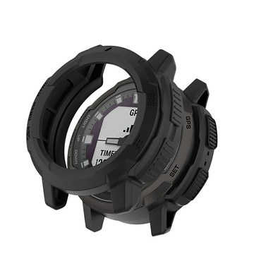 【半包保護殼】適用 Garmin Instinct Crossover Solar 手錶 鎧甲 錶殼 邊框 軟殼