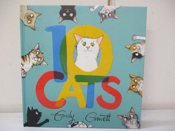 【書寶二手書T2／少年童書_UEG】10 Cats_Emily Gravett
