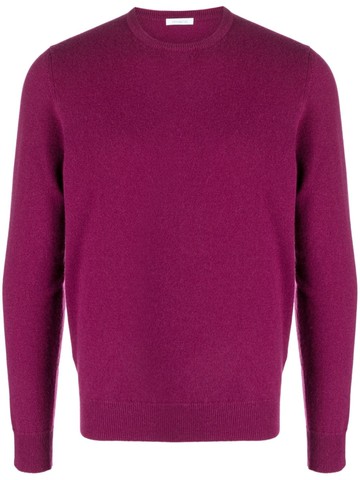 Malo - crew-neck cashmere jumper - men - Cashmere - 54 - Purple