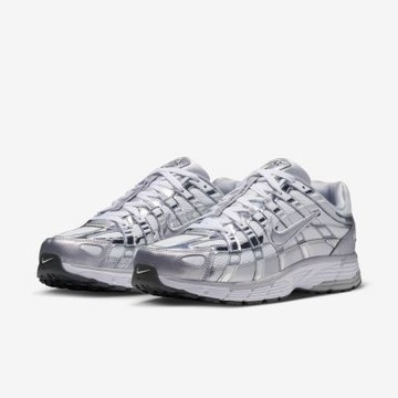 Nike 休閒鞋 P-6000 男鞋 女鞋 銀 緩震 CN0149-100