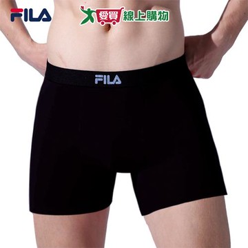 FILA 莫代爾優質平口褲 M-XL 舒適透氣 極致柔軟 吸濕排汗 高彈力 四角褲 男內褲【愛買】