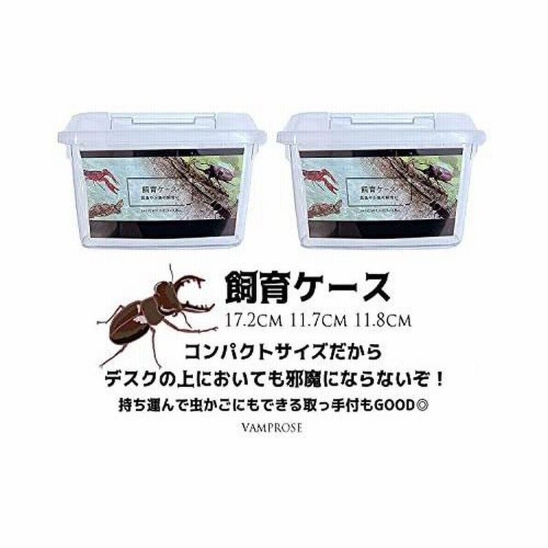 昆虫すごいぜ！ カブトムシ＆クワガタ 飼育 セット 【 ☆透明ホワイト 