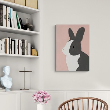 【獨家授權－插畫掛件】Erdy | 粉紅色的兔兔