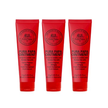澳洲Green Valley 萬用木瓜霜25g 3入