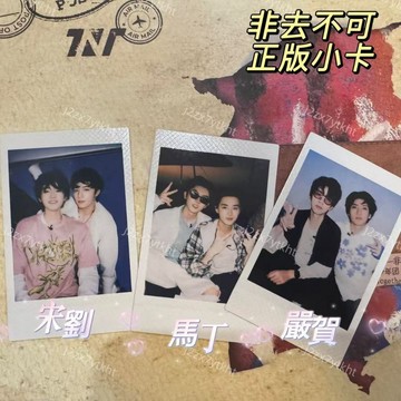 正版小卡 TNT時代少年團 一起走過的世界 非去不可 拍立得 高颜值小卡 文軒 翔霖 祺鑫 雙人卡 馬嘉祺 宋亞軒