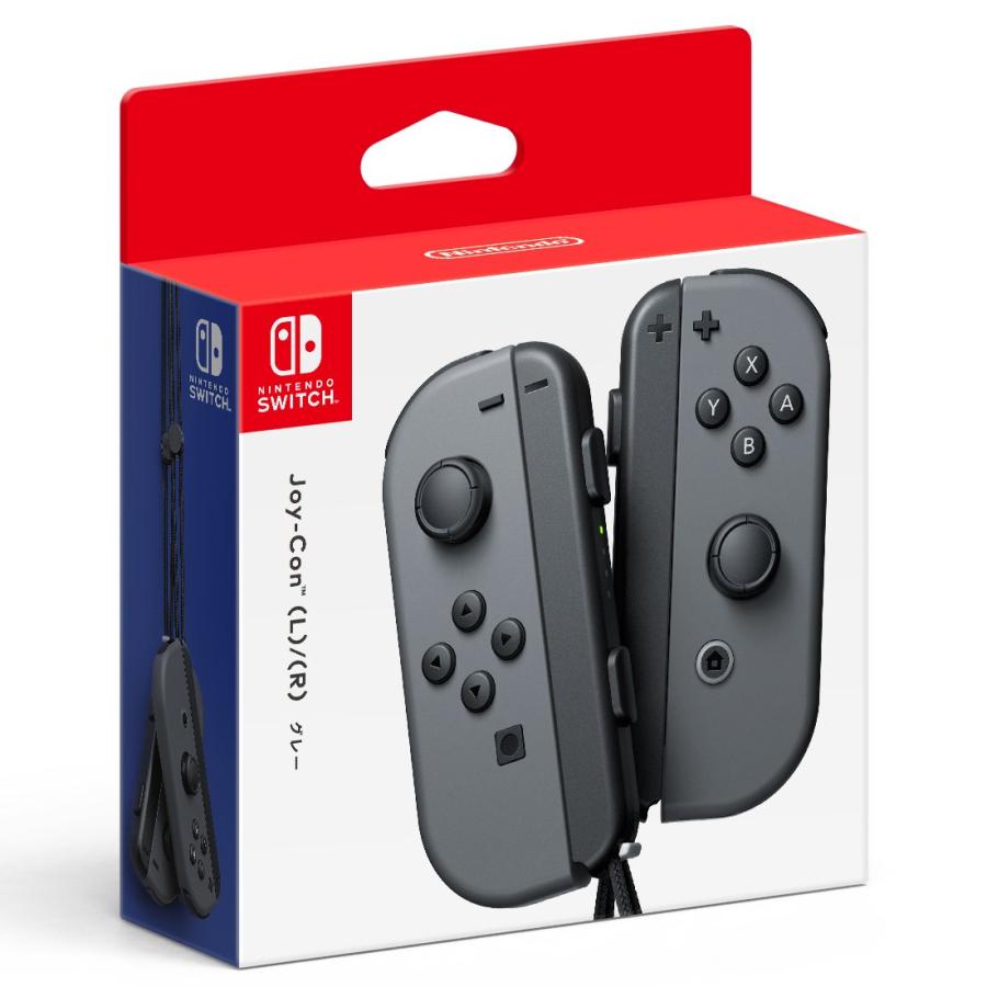 ◇新品/未使用 ◇ジョイコン(L)(R)グレー ◇Switch純正Joy-Con-