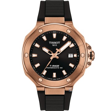 TISSOT 官方授權 T-Race  摩托車元素動力80小時機械錶 男錶 手錶-T1418073705100
