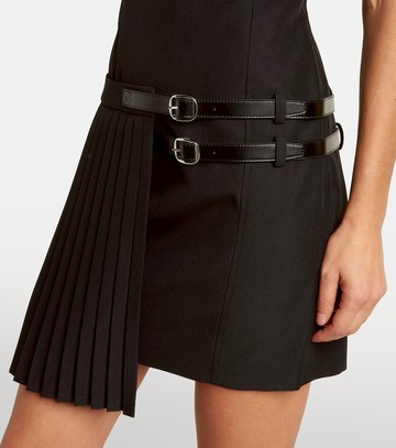 Coperni Belted pleated minidress