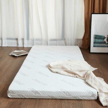 LOHAS 樂活家居 銀離子三折透氣床墊  單人  8cm  白色