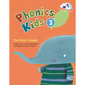 敦煌-建宏New Phonics Kids 3:The Short Vowels(with Caves WebSource) 9789869892667<建宏書局>