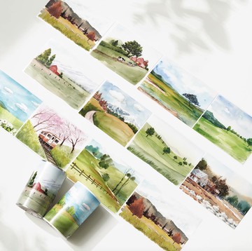 漫遊者之歌 PET 和紙膠帶 5米卷